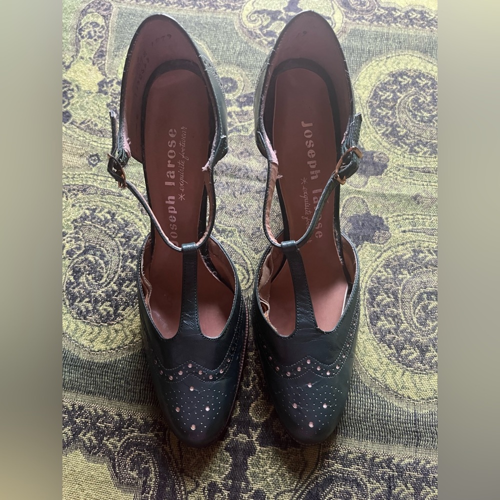 Green Vintage ‘Joseph Larose’ Women's heels.